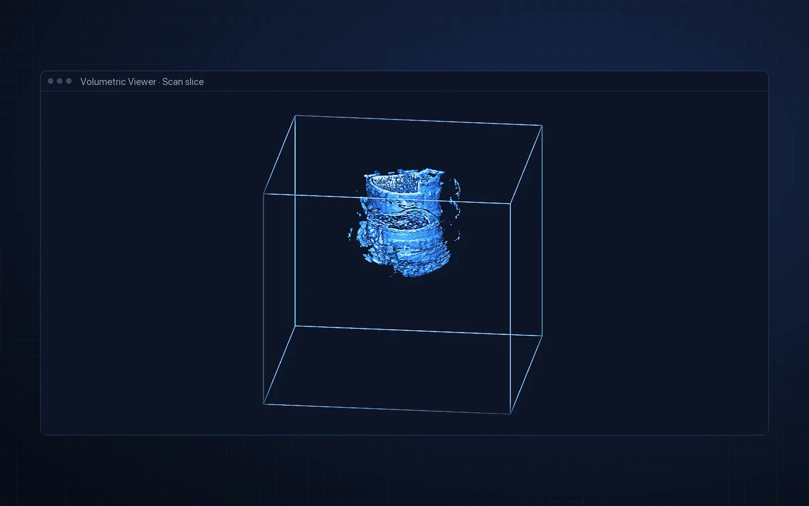 Oil Well Volumetric Viewer and Data Management Platform screenshot